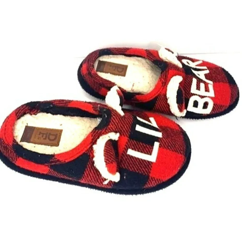 DF by Dearfoams Lil Bear Unisex Slippers 👧